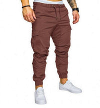 Casual Slim Fit Cargo Joggers Multi-Pocket Streetwear Pants